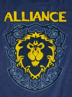 Official Blizzard World of Warcraft Alliance Crest Version 3 T Shirt