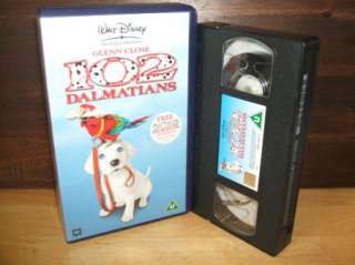 Walt Disney   102 Dalmations   VHS PAL Video  