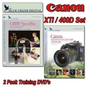  Blue Crane Digital Canon Rebel Xti/400D DVD 2 Pack with 