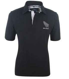  POLO OFFICIEL RUGBY NEW ZEALAND ALL BLACKS AUTHENTIQUE 