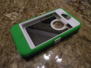 OtterBox iPhone 4 4S Defender Series Green/White Otter Box   FREE 