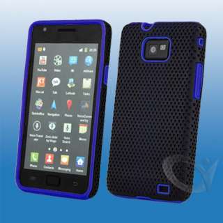 For Samsung Galaxy S2 i9100 Mesh Silicone Combo Case Cover with Screen 