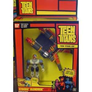 Teen Titans Cyborg Blendride Battling Machine Vehicle with Cyborg 