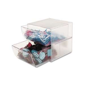  Deflecto Two Drawer Cube Organizer DEF350101 Office 