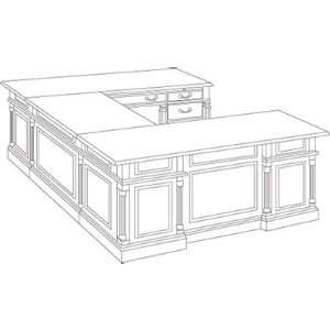  DMi Keswick Collection Single Pedestal Desk DMI7990 570 