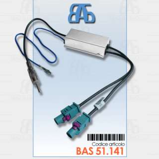 BAS51.141 Adattatore antenna DIN Volkswagen Golf 5  