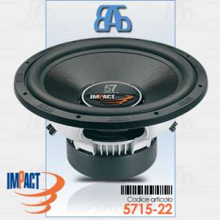 5715 22 Subwoofer Impact 57 doppia bobina 38cm 500W  