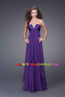 New Bridesmaid Long Fromal Evening Party Dress Prom Gown Size 6/8/10 