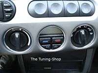   FORD COUGAR CHROME HEATER +LIGHT SWITCH SURROUNDS RINGS
