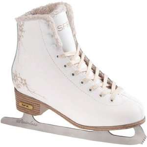   Figure Ice Skates Sizes UK1 to 9, Faux Fur Lined DANCING ON ICE  
