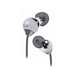  iLuv ERGONOMIC & COMFORT EARPHONES  SILVER (Headphones 