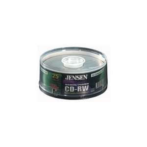  Jensen 25 Pack of 80 Minute CD RWs (JCDRW25) Electronics