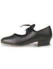 Oxford Style Tap Dance Shoes Leather Cuban Heel Small S