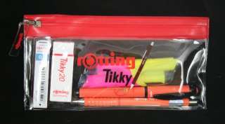 Rotring TIKKY School Set Fountain Pen, Pencil, etc RED  