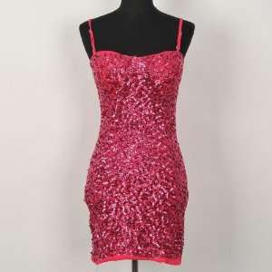  Sexy Sequins Spaghetti Strap Dress Rose Available Sizes 0 