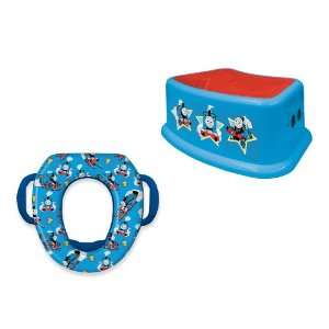    Thomas and Friends Potty and Step Stool Combo Set, Blue Baby