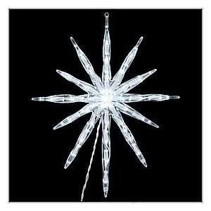  17 Cool White LED Crystal Starburst Shape