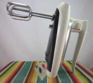 Vintage 1950s Space Age GE Deluxe Portable Hand Mixer  