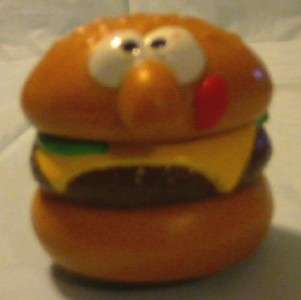 VERY RARE VINTAGE HALLMARK CARDS INC 1989 HAMBURGER TOY  