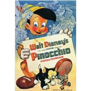    Pinocchio (1940) 27 x 40 Movie Poster Style B