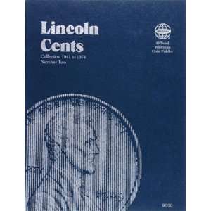  Whitman   Folder Lincoln #2 1941 1974 (Coin Collecting) Toys & Games