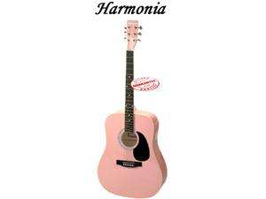    Harmonia Acoustic Guitar 36 Inches Pink MD 036 PK