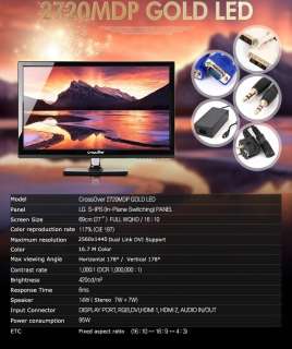   2720MDP GOLD LED S IPS DVI Computer Monitor Free EMS Shipping  