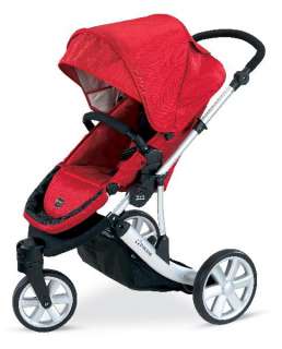 NEW Britax Red B SCENE 3 Wheel Modular Baby Stroller   Up to 55 Pounds 
