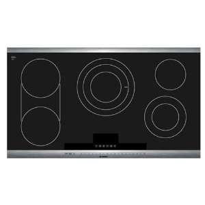  36 In. Black Electric Cooktop Appliances