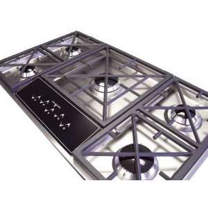  Caldera 36 Inch Five Burner Propane Gas Cooktop With Touch 