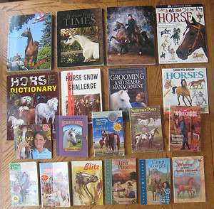   Book LOT Story Show Arabian Horse Times Thoroughbred 4th 5th 6th Grade