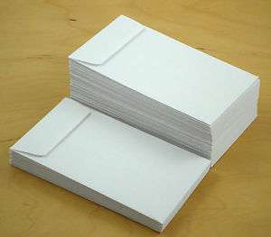 100 White Coin Envelopes 3 1/8 x 5 1/2 New  