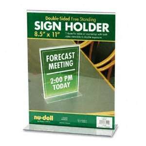  Acrylic Sign Holders 8 1/2 x 11 Clear Electronics