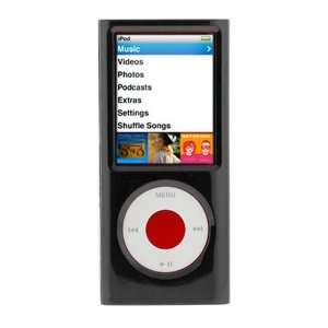  Solid Black Snap On Crystal Hard Cover Case for Apple Ipod Nano 