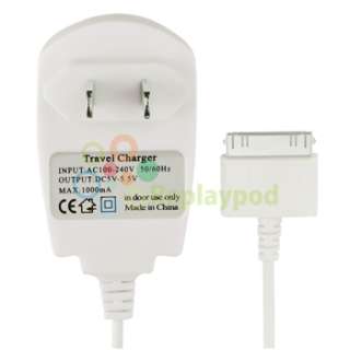 In Car+US AC Wall Home Travel Charger+Mount Holder Cradle for iPod 