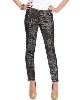 Celebrity Pink Jeans, Skinny Leopard Print Jeggings