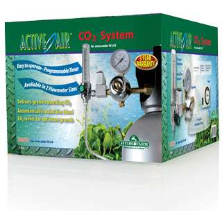 NEW Hydrofarm Active Air CO2 System with CO2 20 lb Empty Tank Climate 