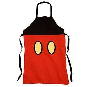 DISNEY MICKEY MOUSE BODY PARTS ADULT CHEF APRON NEW NWT  