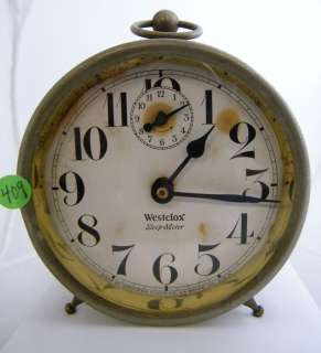 Vintage WESTCLOX Sleep meter Alarm Clock  