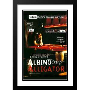  Albino Alligator 20x26 Framed and Double Matted Movie 