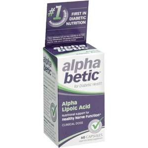  ALPHA BETIC ALPHA LIPOIC ACID 60 CAPSULES Health 