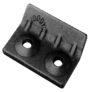  Woodys Bender 2 Hole Stud Mate Plates   Aluminum AWL 3750B 