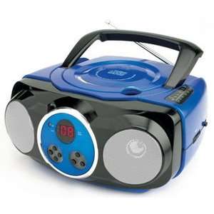   CD Player with AM/FM Stereo Radio  Blue  Players & Accessories