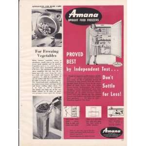  Amana Upright Food Freezer 1952 Original Vintage 