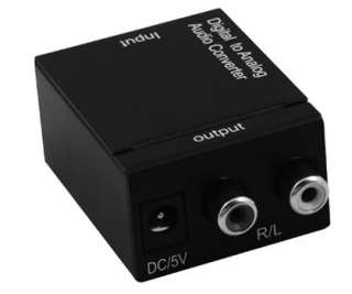 Digital to Analog Audio Converter COAX OPTICAL TOSLINK  