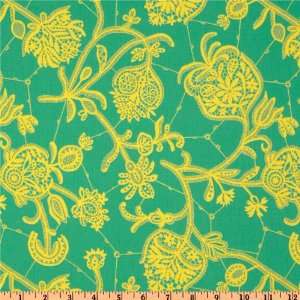 Amy Butler Lark Glamour Souvenir Mineral Green Fabric By The Yard amy 