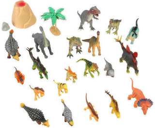 Animal Planet Big Tub of Dinosaurs w/ Playmat T Rex, Triceratops 