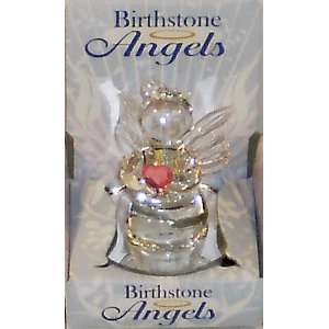  October Birthstone Glass Angel 