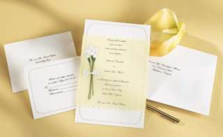 Wilton Invitation Kit Calla Lily, Wedding, Anniversary – Set of 25 