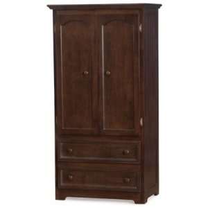   MANAAW Manhattan Collection 2 Drawer Armoire Antique